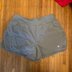 Apana gray running/ workout shorts